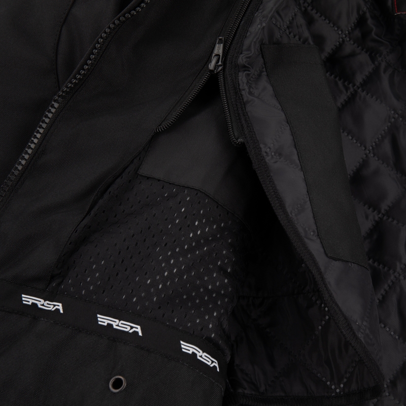 RSA Wasp motorjas voor dames, zwart-roze-wit