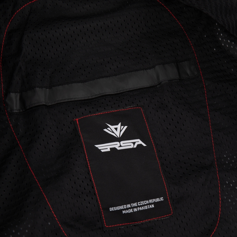 RSA Wasp motorjas voor dames, zwart-roze-wit