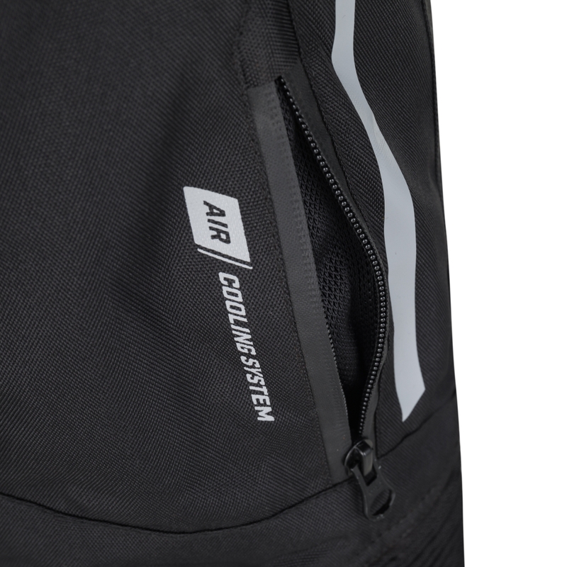 RSA Wasp motorbroek zwart/wit