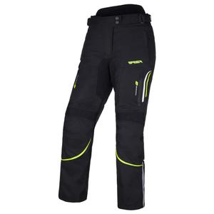 Dames RSA Wasp Zwart-Wit-Fluo Geel Motorbroek
