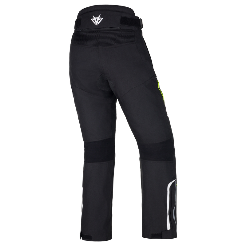 Dames RSA Wasp Zwart-Wit-Fluo Geel Motorbroek