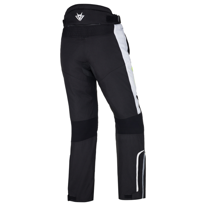 Dames RSA Wasp Zwart-Fluo Geel-Wit Motorbroek