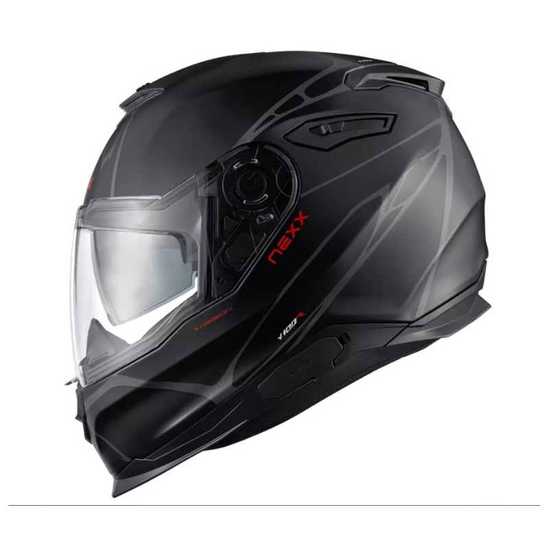 Integraal motorhelm Nexx Y.100 B-SIDE zwart-grijs uitverkoop