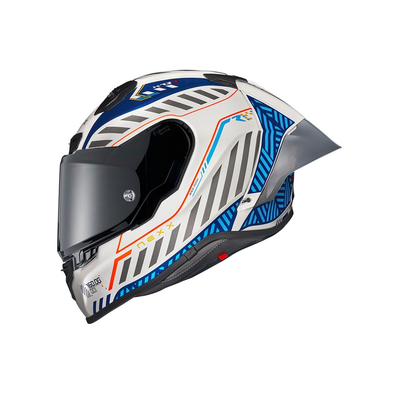 Integrální helma na motorku Nexx NEXX X.R3R Out Brake bílo-modrá výprodej