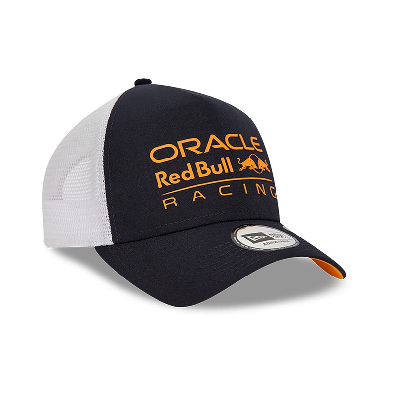 Red Bull Racing F1 pet met groot E Frame logo donkerblauw
