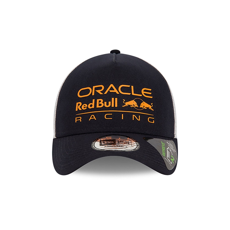 Red Bull Racing F1 pet met groot E Frame logo donkerblauw