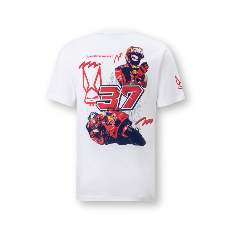 T-shirt Red Bull Gas A. Fernandez wit