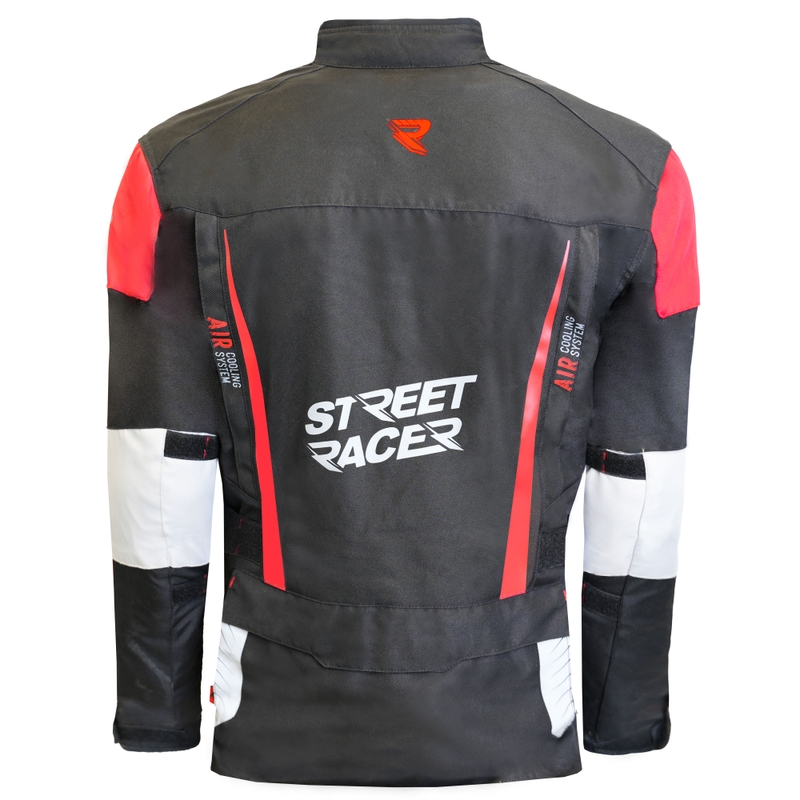Street Racer All Season Zwart-Grijs-Rood Motorjack
