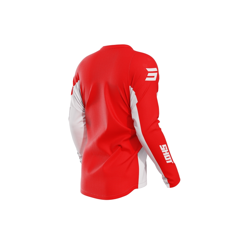 Motorcross trui Shot Devo Star rood uitverkoop