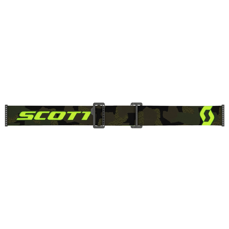 Motorcrossbril Scott Prospect LS khaki-fluogeel-lichtgrijs
