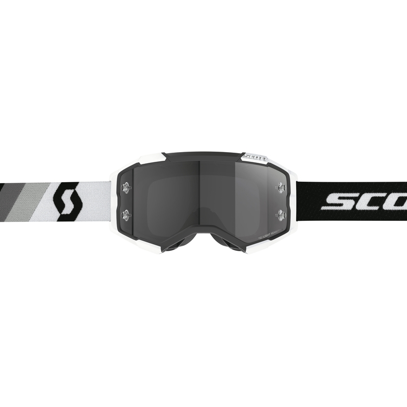 Scott Fury LS Premium Motorcrossbril zwart, wit en grijs