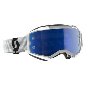 Scott Fury CH motorcrossbril wit en blauw