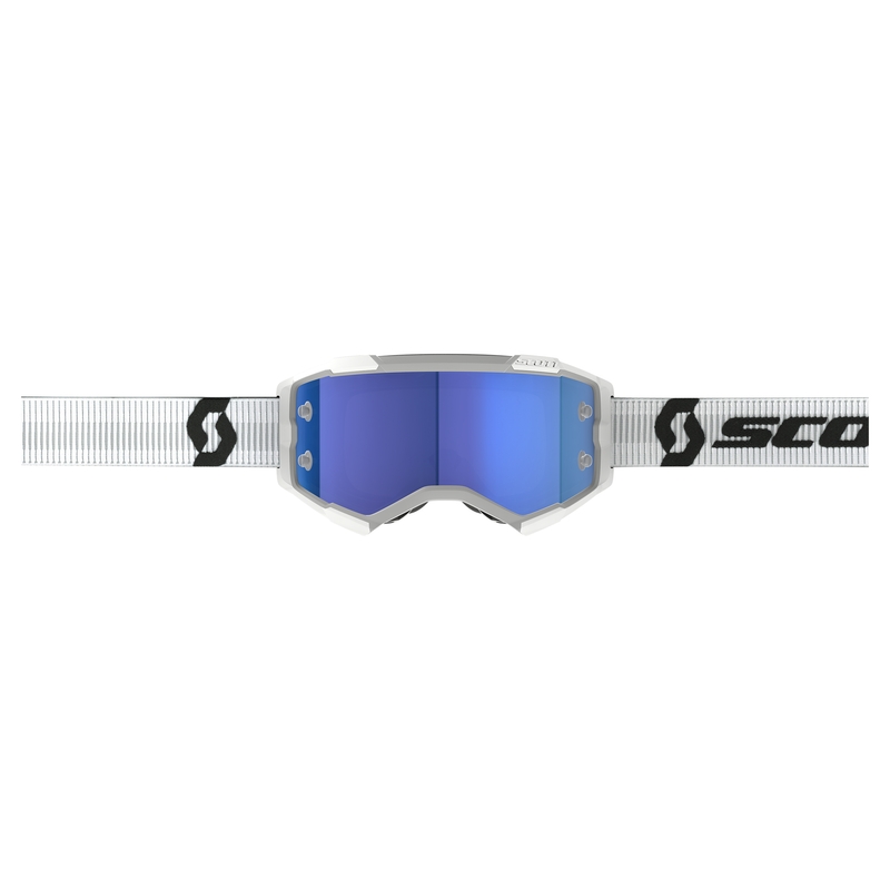 Scott Fury CH motorcrossbril wit en blauw