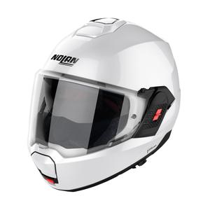 Nolan N120-1 Classic N-com witte opklapbare motorhelm