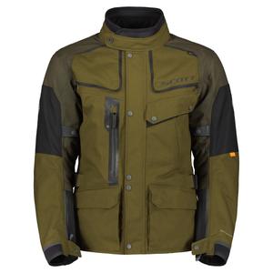 Motorjas SCOTT VOYAGER DRYO zwart-bruin-olijf