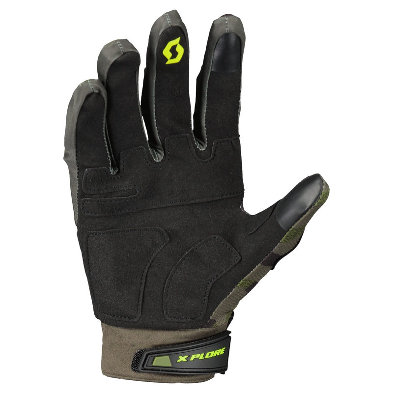 Motorhandschoenen SCOTT X-PLORE PRO legergroen-geel