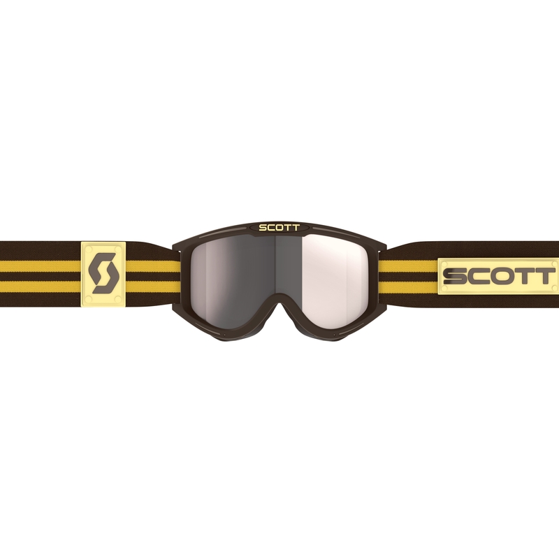 Motorcrossbril SCOTT 89X Era bruin-zilver