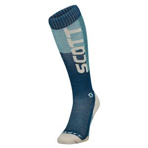 SCOTT Merino sokken blauw-mint