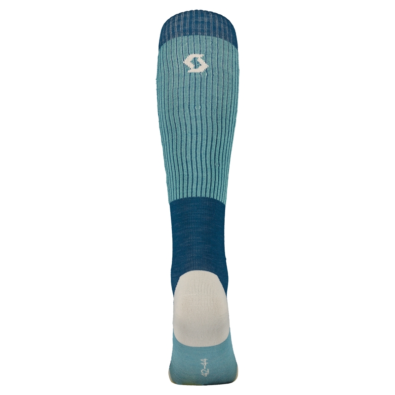 SCOTT Merino sokken blauw-mint
