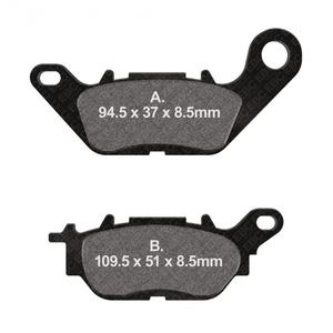 Brzdové destičky EBC