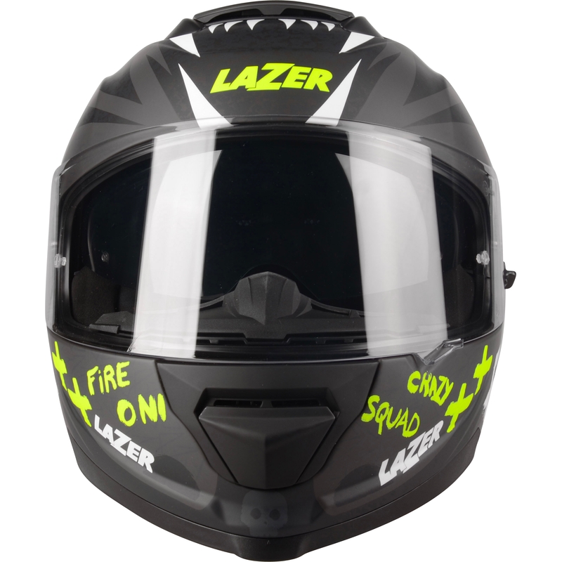 Integraalhelm voor motor Lazer Rafale SR Ride Oni zwart-fluo geel