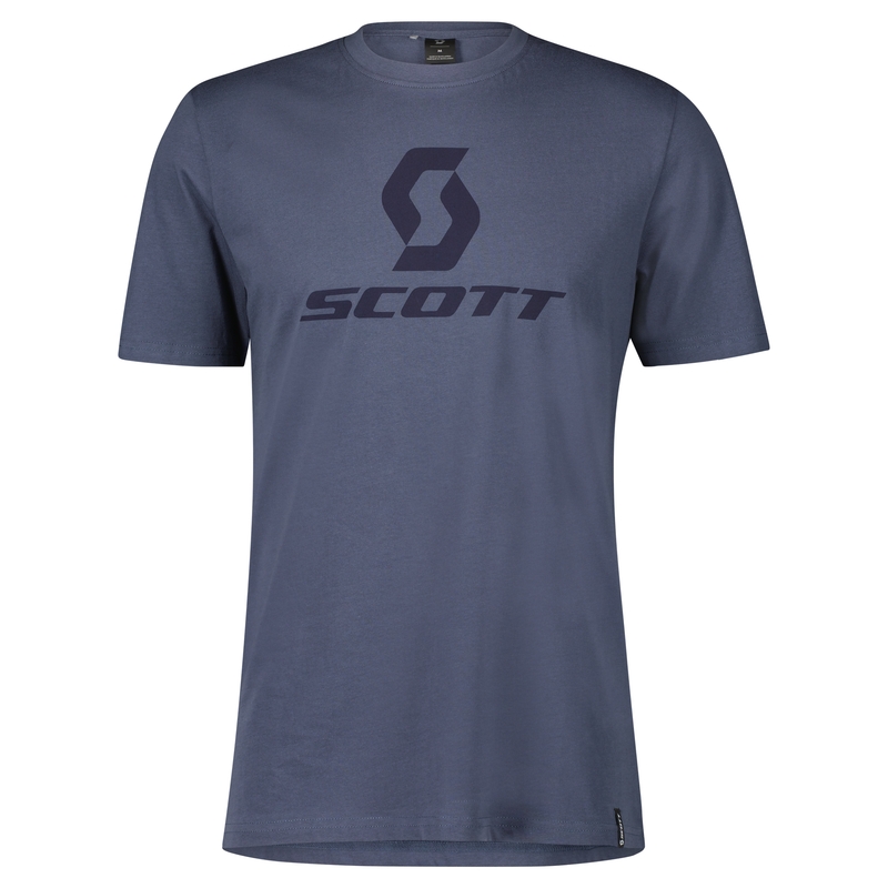 T-shirt SCOTT ICON metallic blauw