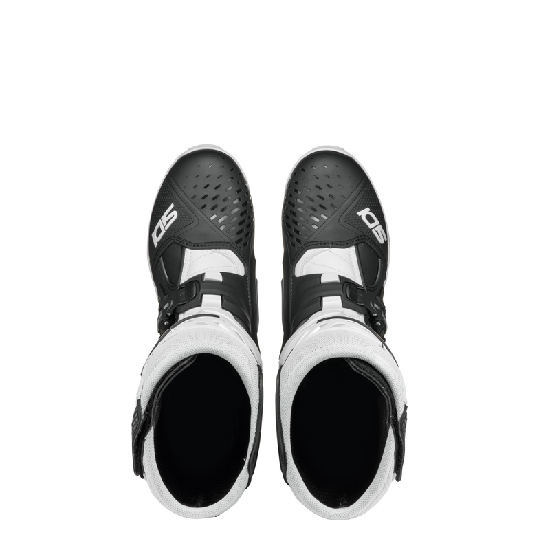 SiDi Crossair zwart-witte motorlaarzen