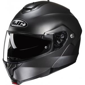 HJC C91N Solid semi-vlakke titanium opklapbare motorhelm