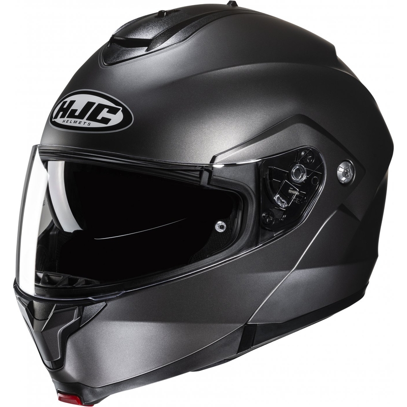 HJC C91N Solid semi-vlakke titanium opklapbare motorhelm