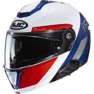 Opklaphelm HJC i91 Bina MC21 wit-blauw-rood