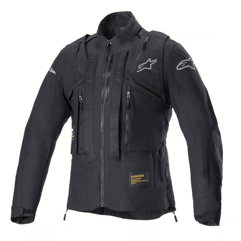 Alpinestars Techdura zwarte reflecterende motorjas
