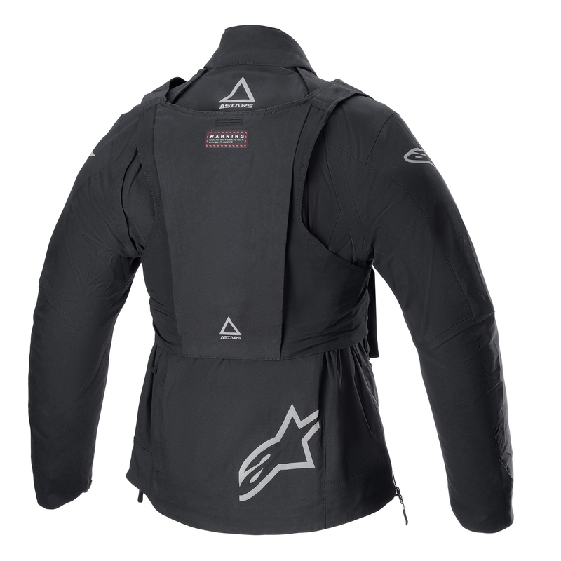 Alpinestars Techdura zwarte reflecterende motorjas