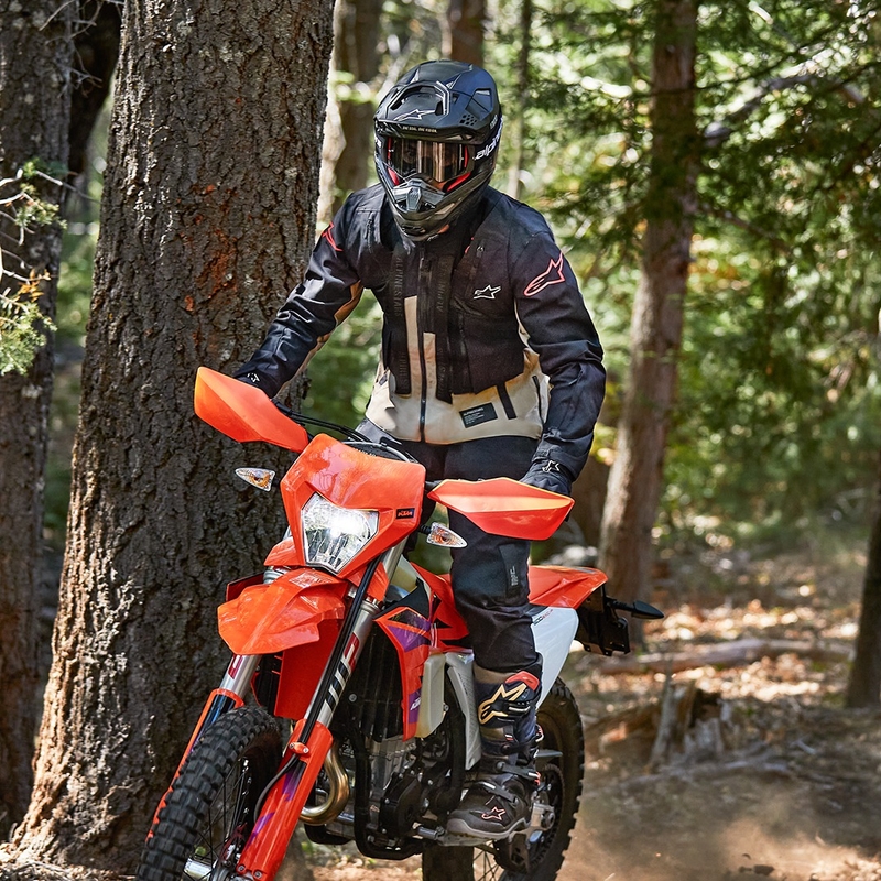 Alpinestars Techdura zwarte reflecterende motorjas