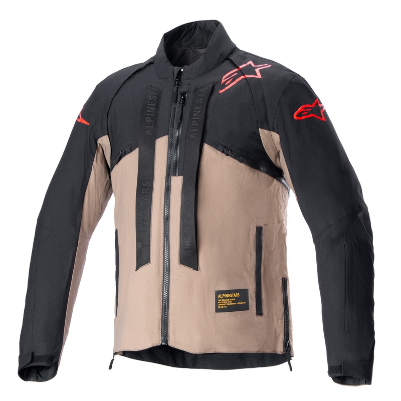Alpinestars Techdura zwart en bruin motorjack