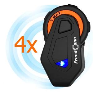 Set van 4 Bluetooth-intercom T-MAX