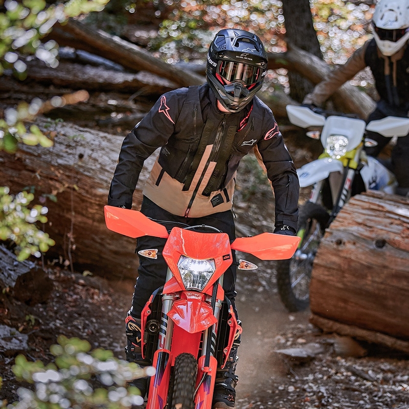 Alpinestars Techdura zwart en bruin motorjack