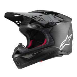 Alpinestars Supertech S-M10 Fame motorcrosshelm glanzend/mat carbon