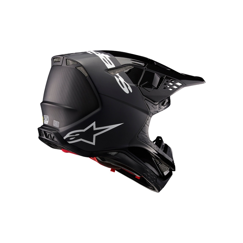 Alpinestars Supertech S-M10 Flood Motorcrosshelm zwart-donkergrijs