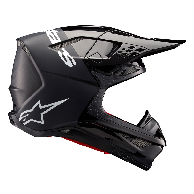 Alpinestars Supertech S-M10 Flood Motorcrosshelm zwart-donkergrijs