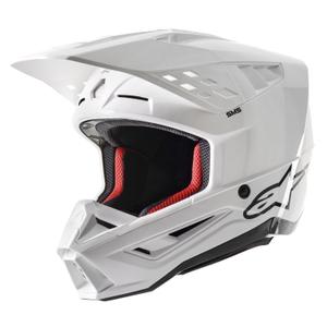 Alpinestars S-M5 Solid Motorcross Helm Wit