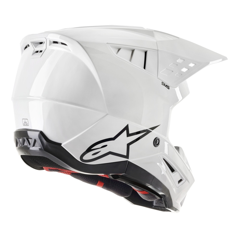 Alpinestars S-M5 Solid Motorcross Helm Wit