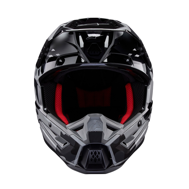 Alpinestars S-M5 Rover 2 motorcrosshelm zwart en zilver