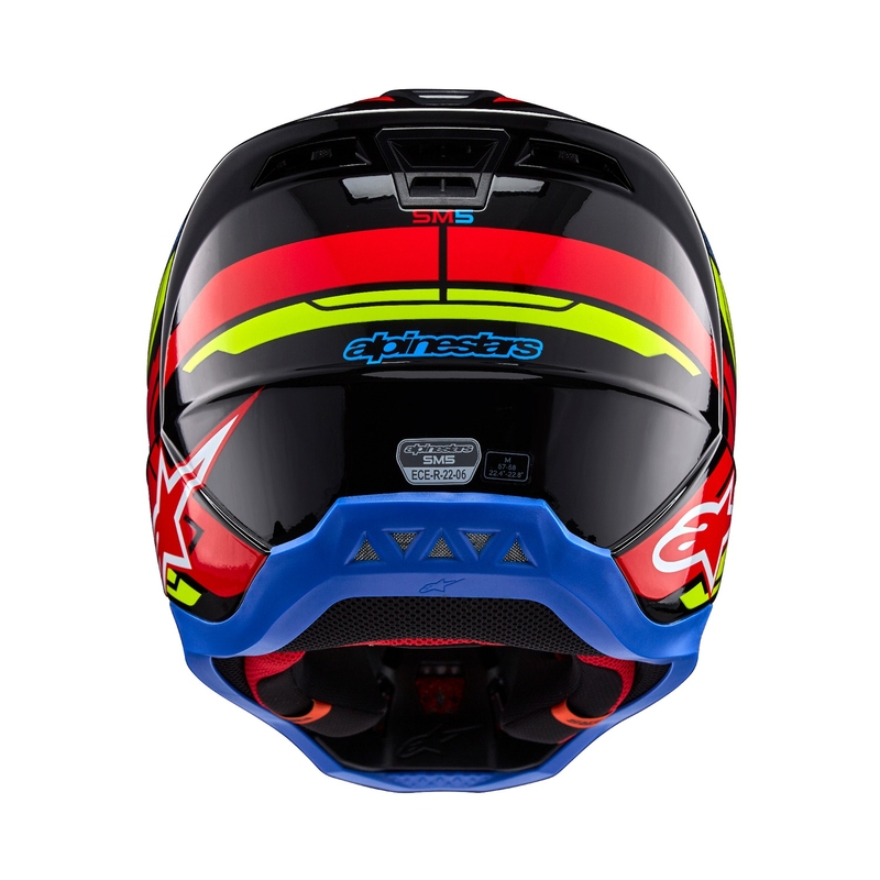 Alpinestars S-M5 Action 2 fluogeel-fluorode motorcrosshelm