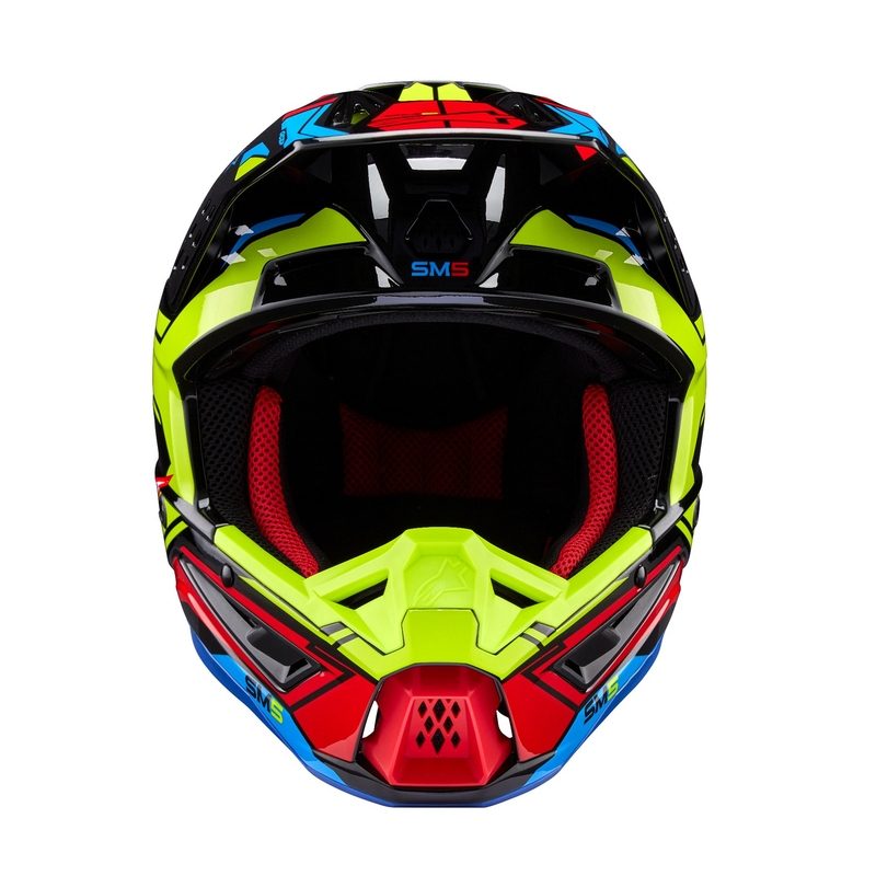 Alpinestars S-M5 Action 2 fluogeel-fluorode motorcrosshelm