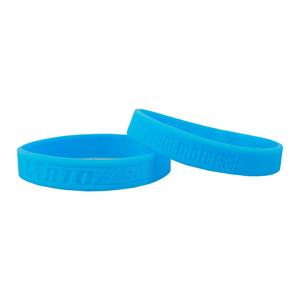 Armband MotoZem CZ Ik ben een biker blauw