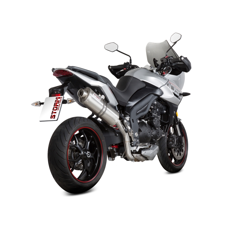 Koncovka výfuku STORM OVAL Nerez