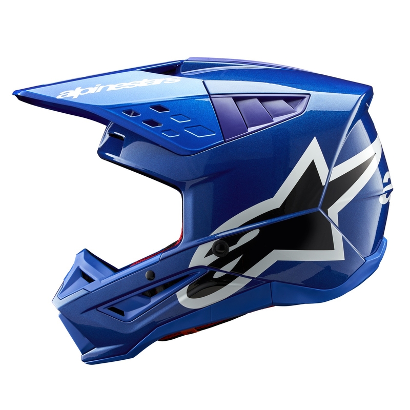 Alpinestars S-M5 Corp motorcrosshelm blauw
