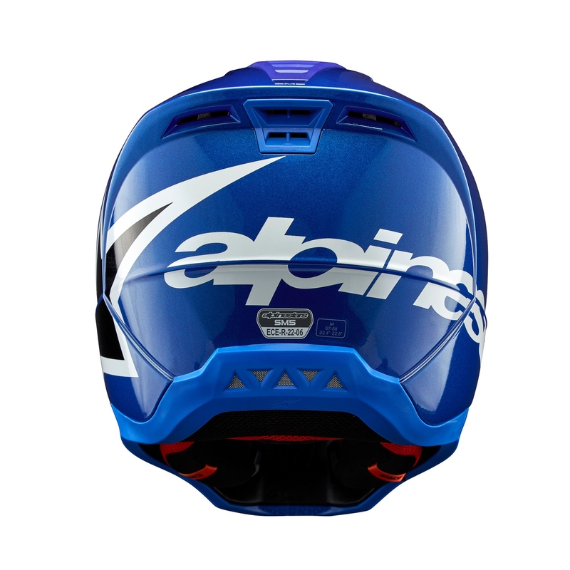Alpinestars S-M5 Corp motorcrosshelm blauw