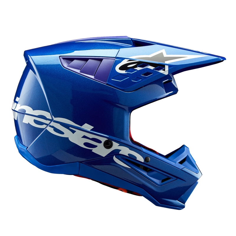 Alpinestars S-M5 Corp motorcrosshelm blauw