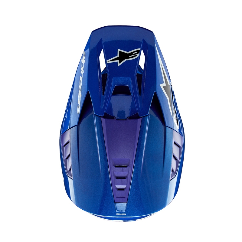 Alpinestars S-M5 Corp motorcrosshelm blauw